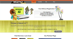 Desktop Screenshot of keralaadsonline.com