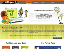 Tablet Screenshot of keralaadsonline.com